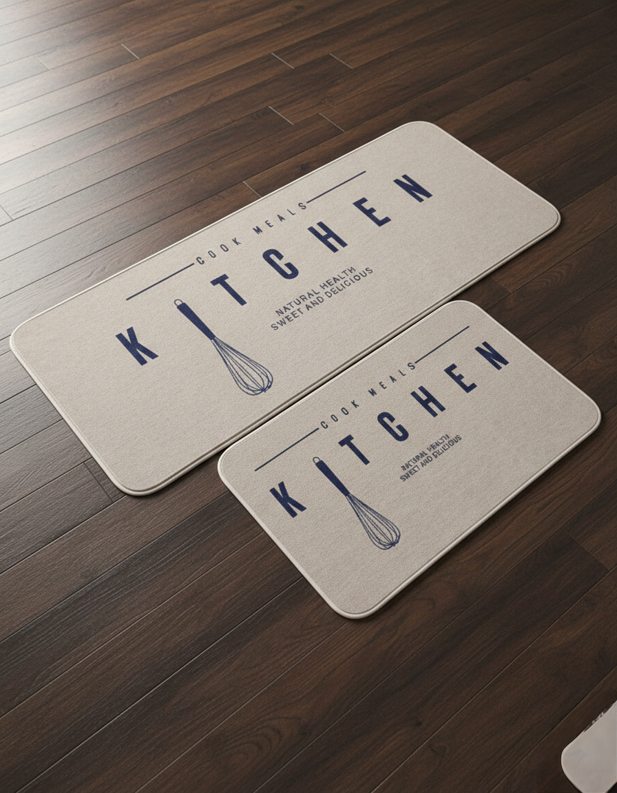 2-Piece Non-slip Kitchen Mats Set