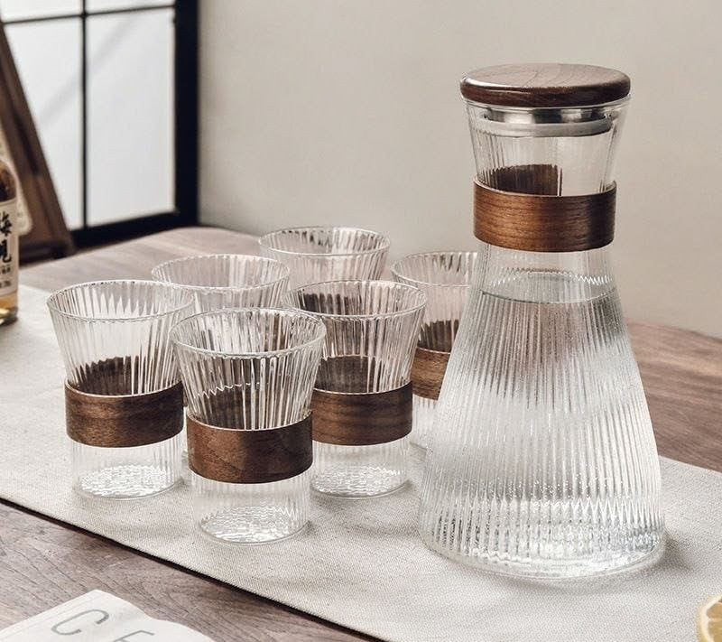Nordic Glass Water Set 7pcs