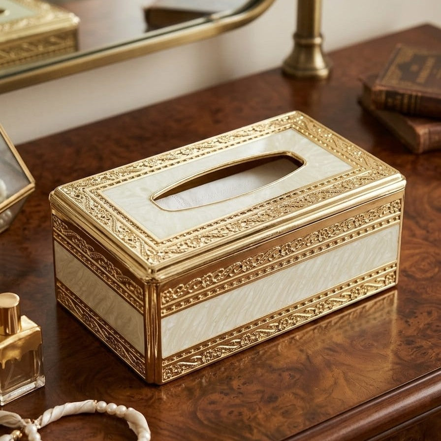 Gold Trimmed Serviet Holder