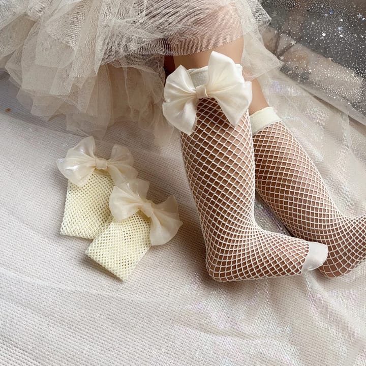 3pcs Set Fish Net Baby Socks