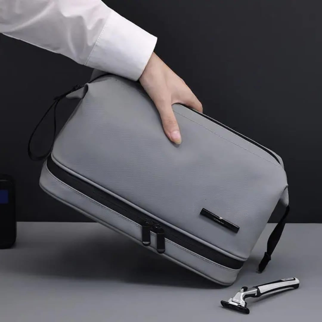 Double Layer Portable Travel Cosmetic Bag