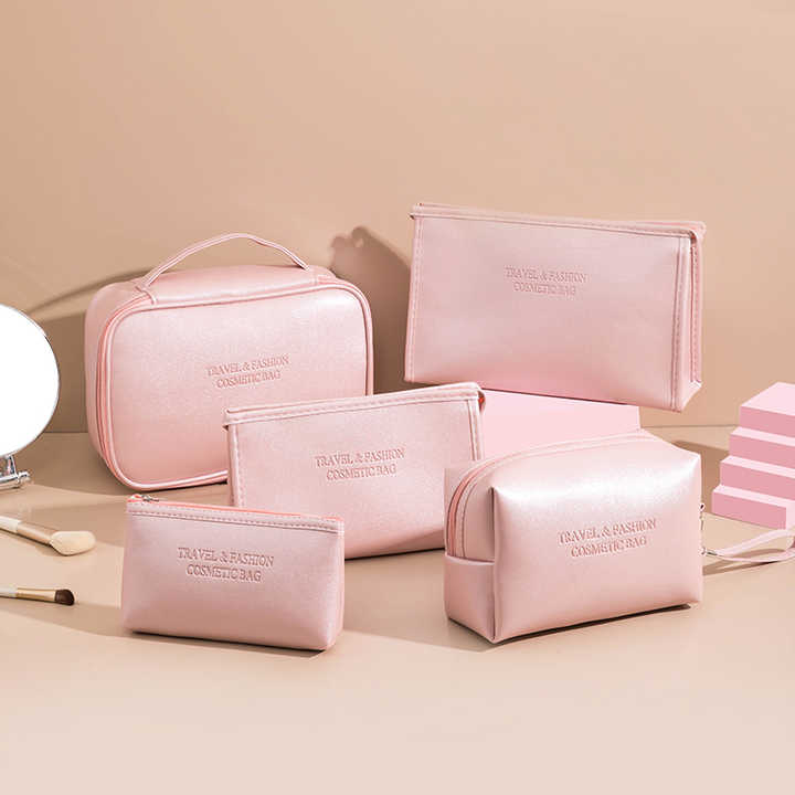 5Pcs Travel Makeup Cosmetic Bags
