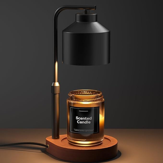 Electric Candle Warmer With Wooden Base