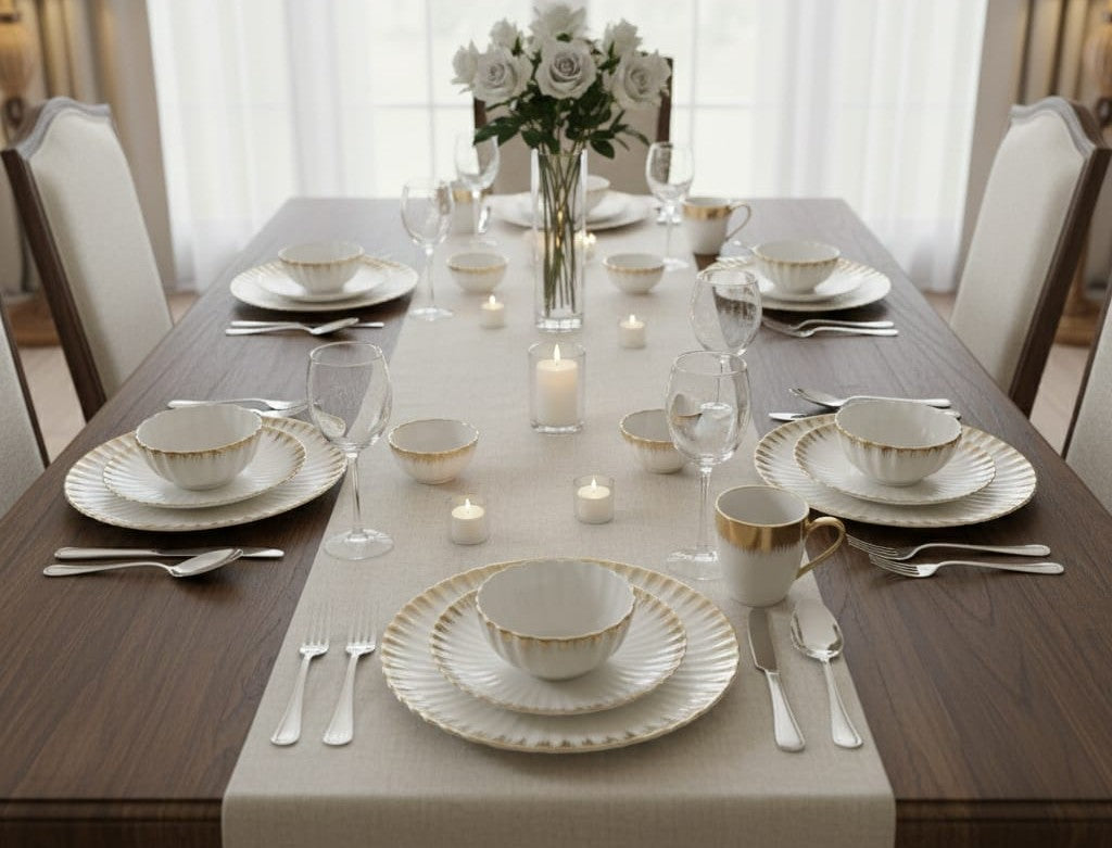 Shell Ceramic Dinner Set