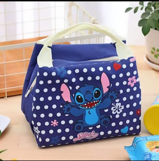 Cartoon Themed Insulated Lunch Bags