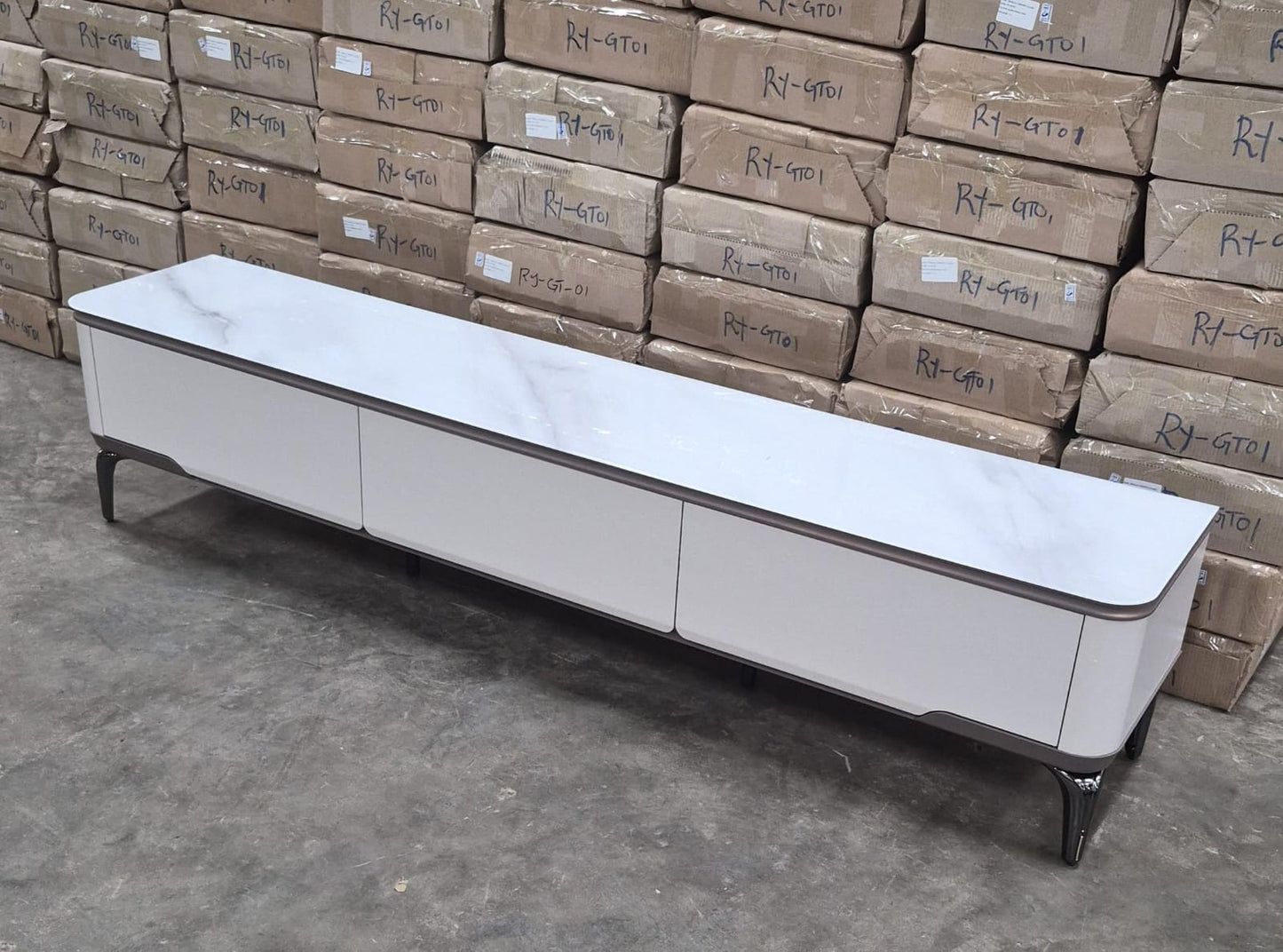 White TV Stand