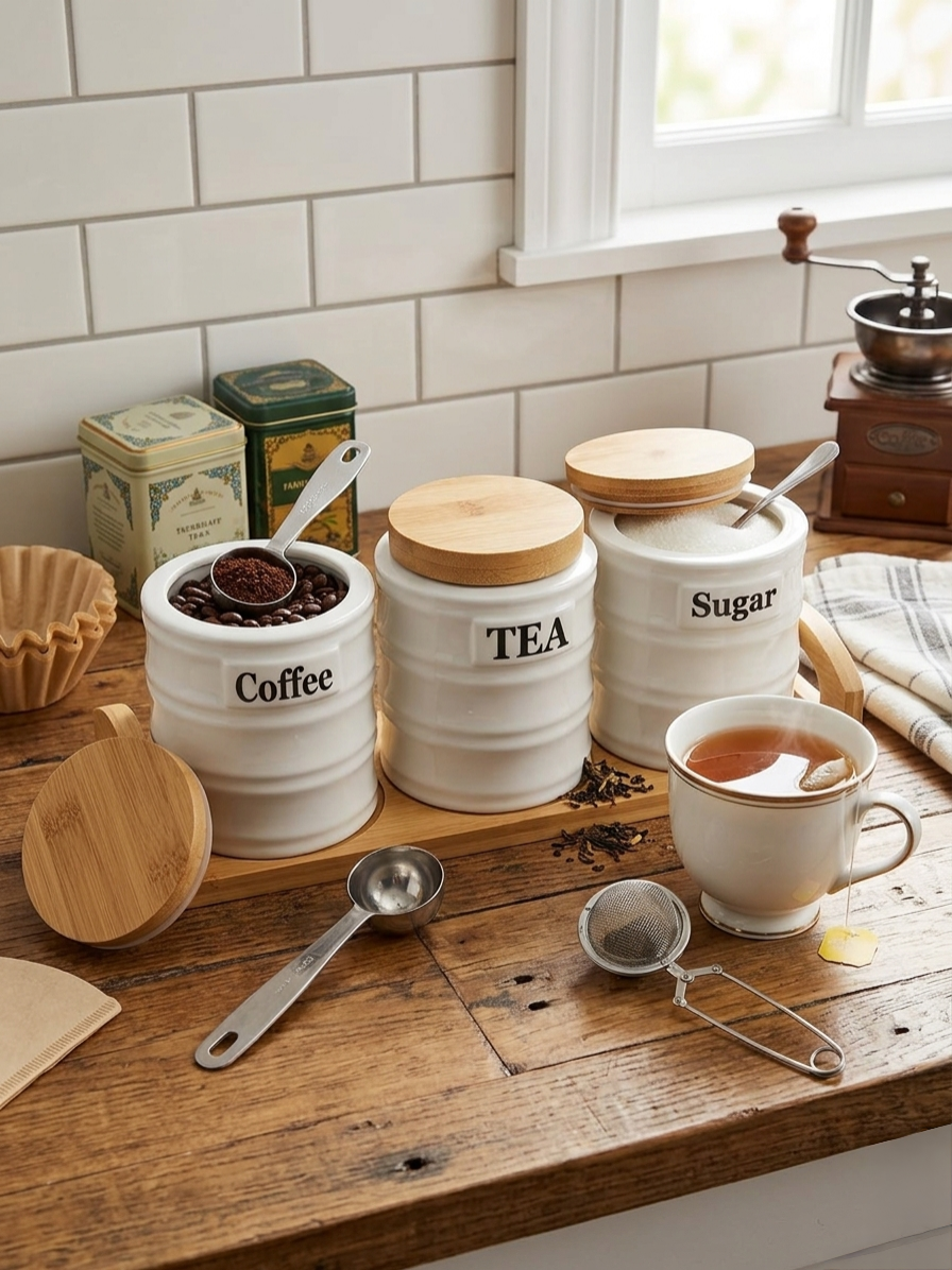 Round Ceramic Canister