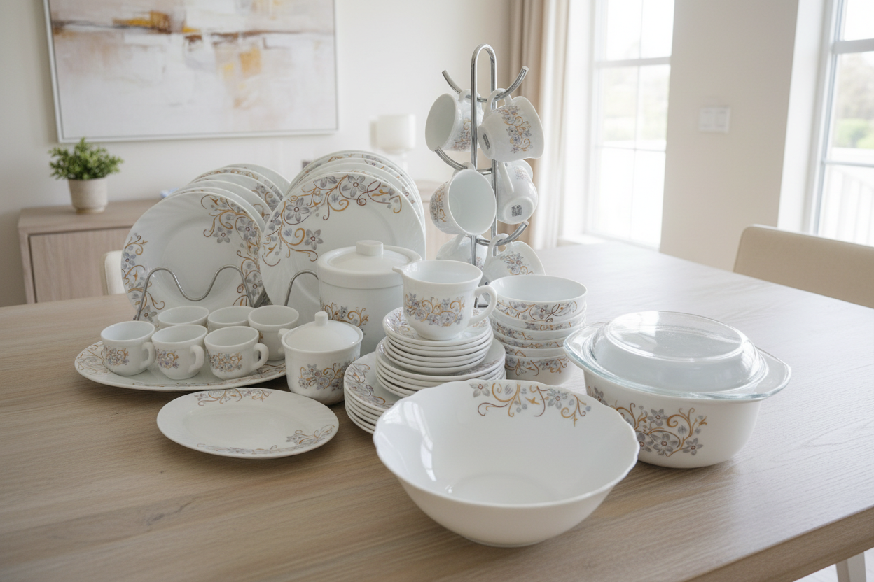 58 Piece Ceramic Dinner Set