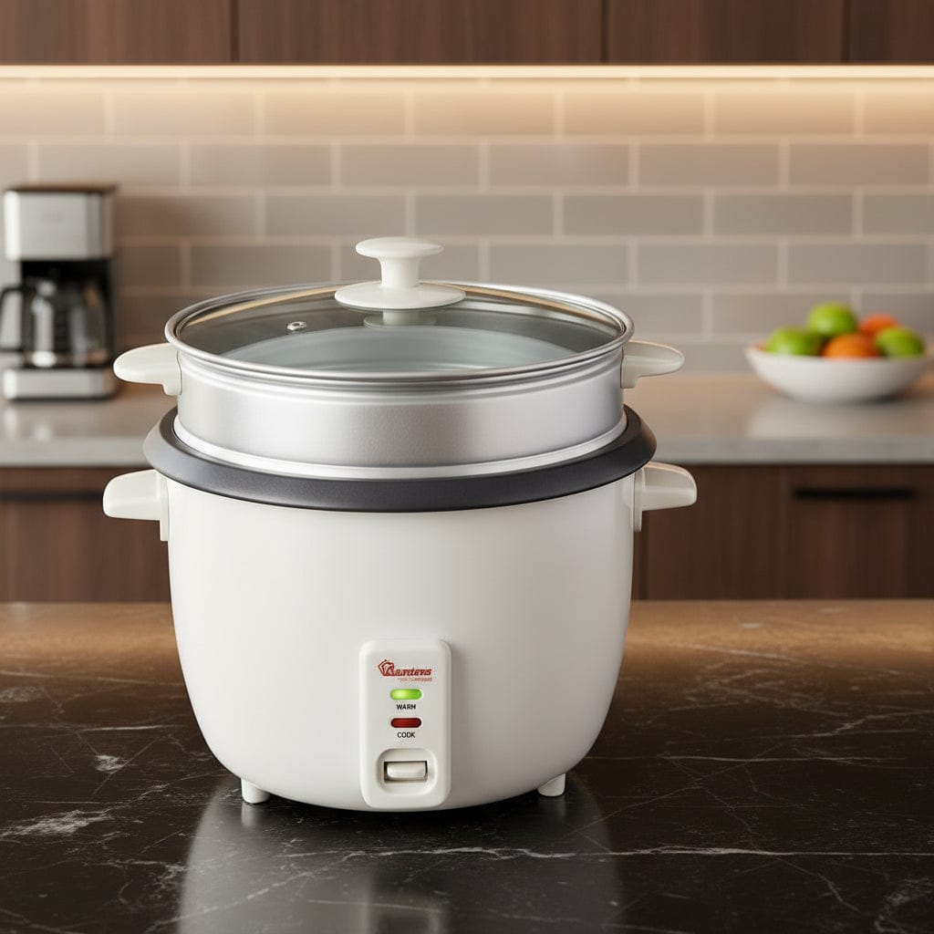 Ramtons Rice Cooker and Steamer 1.8 Litres White RM/289