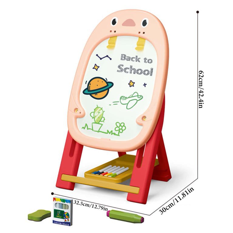 Adjustable Double-Sided Art Easel for Kids