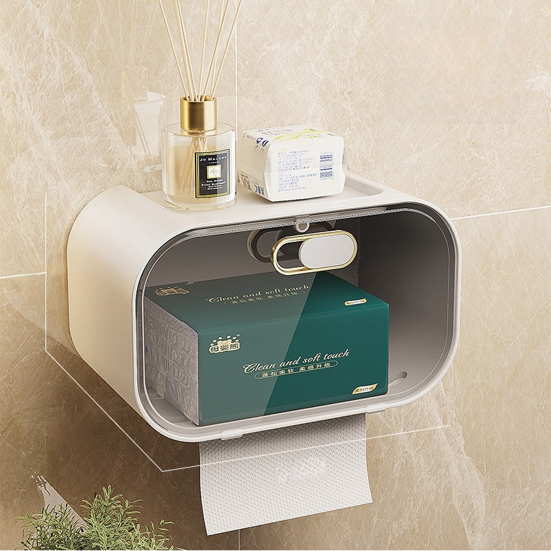 Gold Plated Wall Mounted Tissue Box