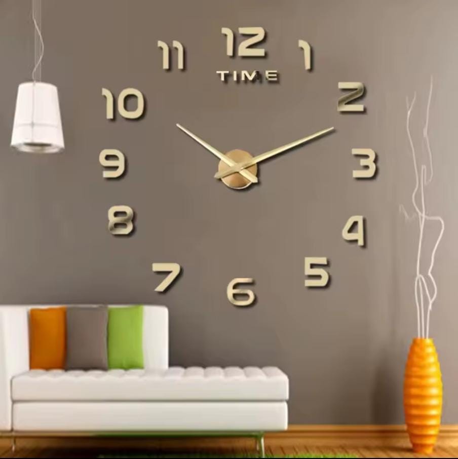 Stylish And Modern Acrylic Stickers Clock