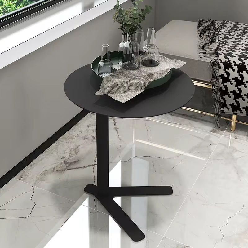 Iron Frame Accent Side Table 40cm