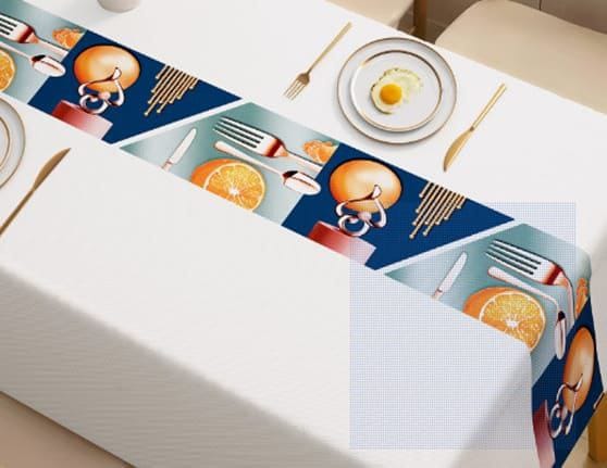 Nordic Style PVC Table Cloth – 170×120cm