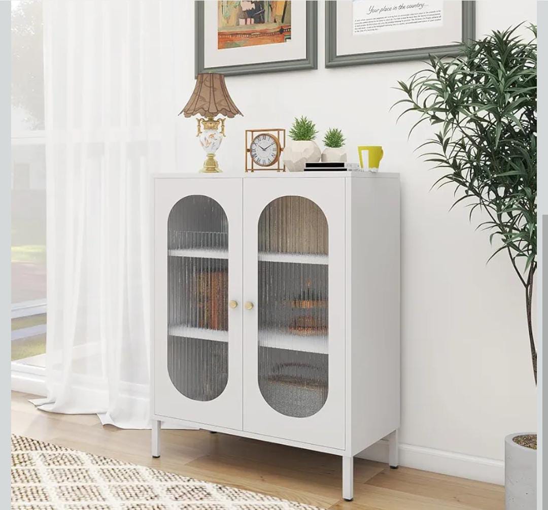 3-tier storage accent cabinet with legs, versatile cupboard lockers for home, office, kitchen, or kids’ bedroom organization. 🗄️