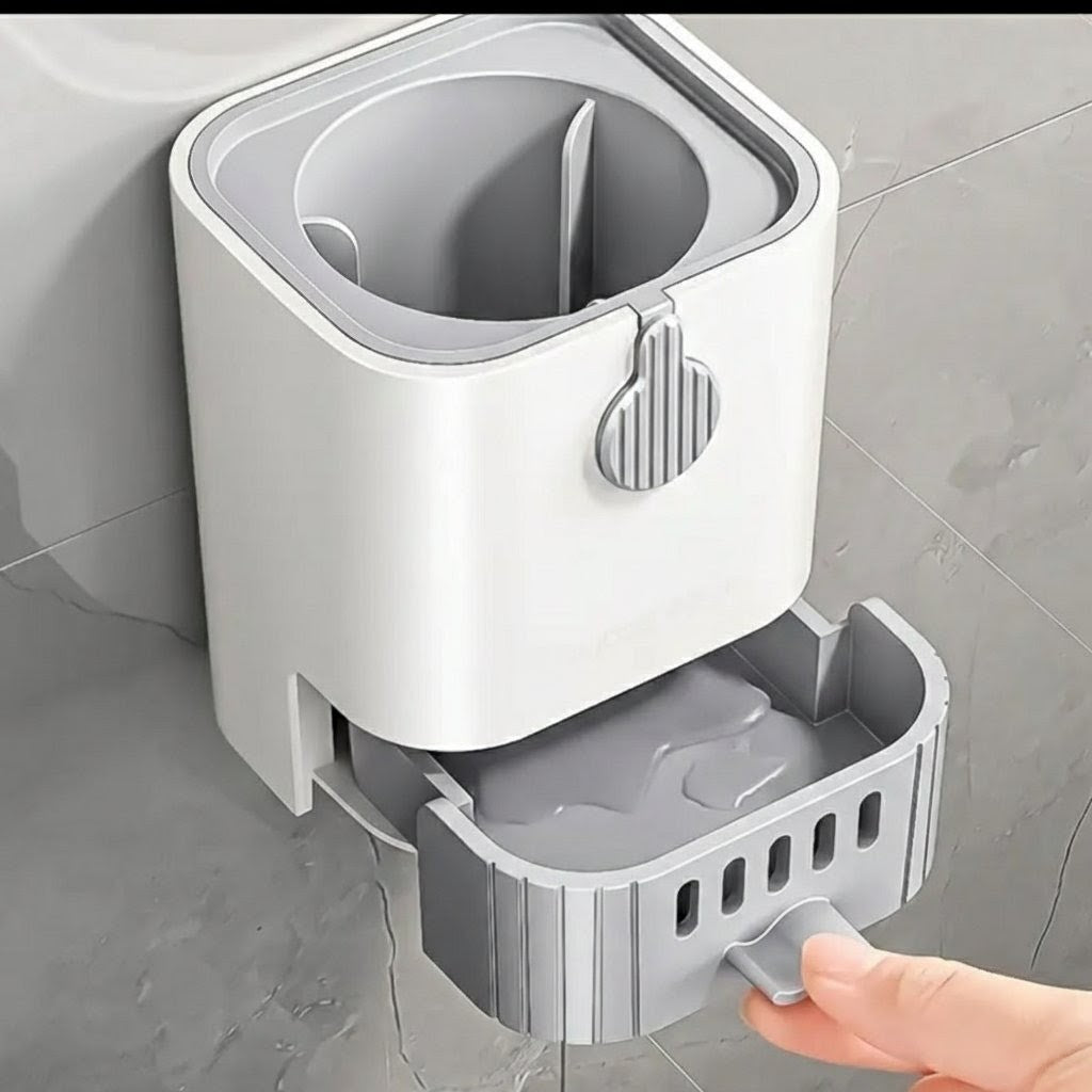 Wall Mounted Long Handle Toilet Cleaning Brush