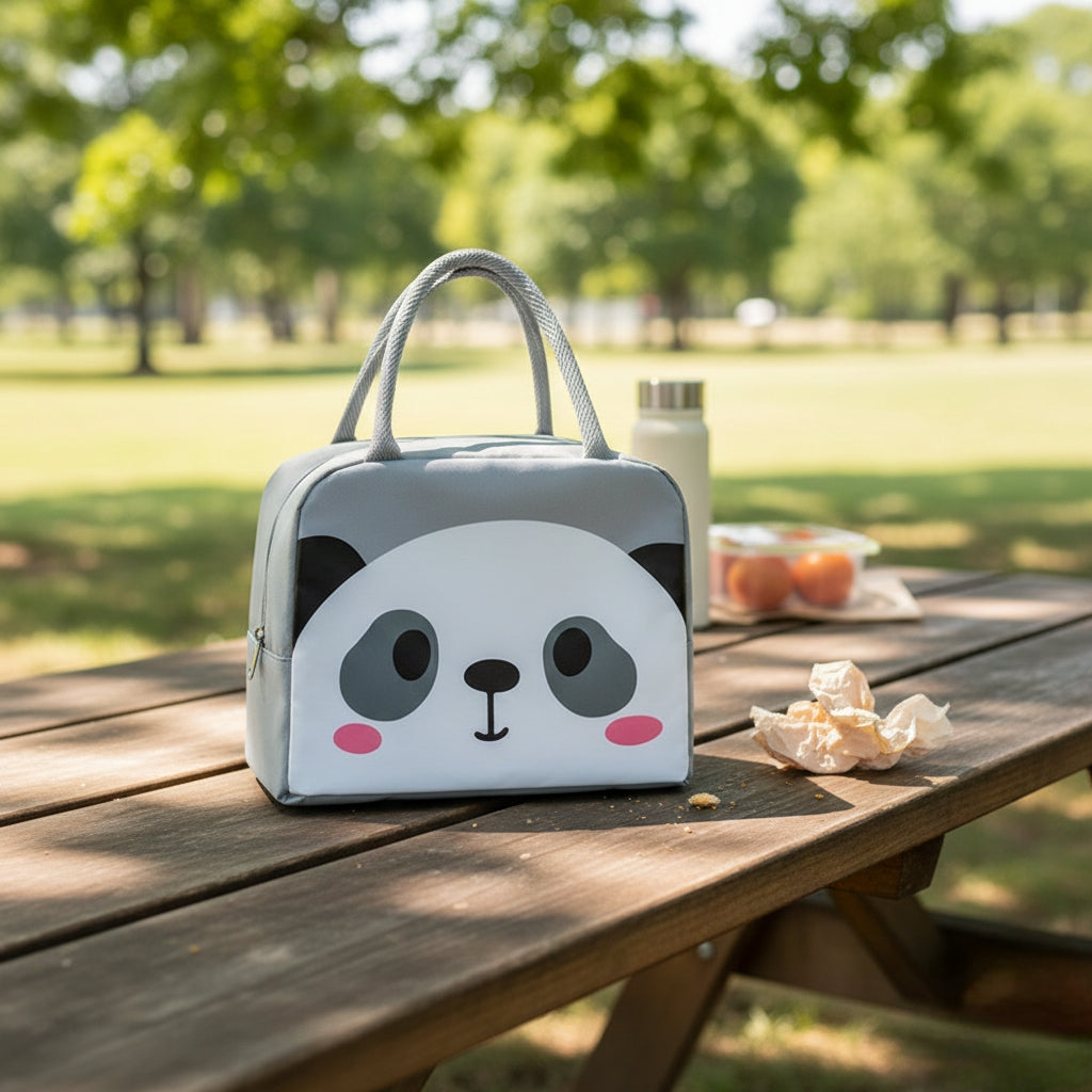 Cartoon Animal Pattern Lunch Bag