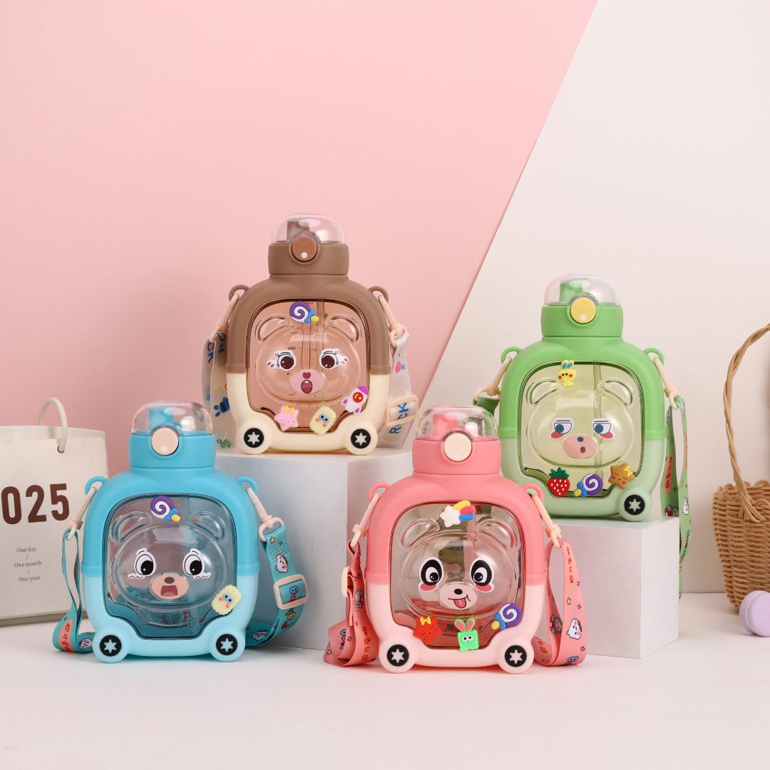 Teddy Bear Design Water Bottle