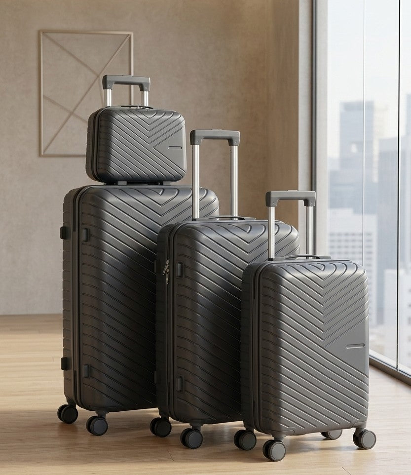 4PCS Travel Luggage with Spinner Wheels