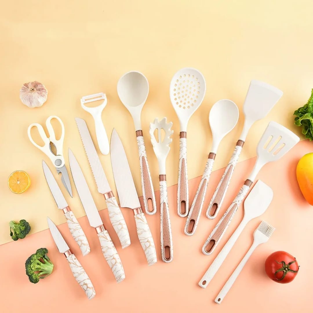 16Pc Silicone Kitchenware Set