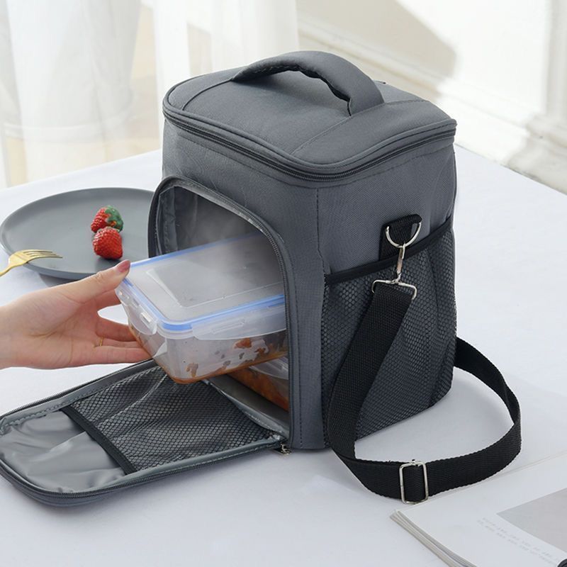 2-Compartment Insulated Lunch Bag