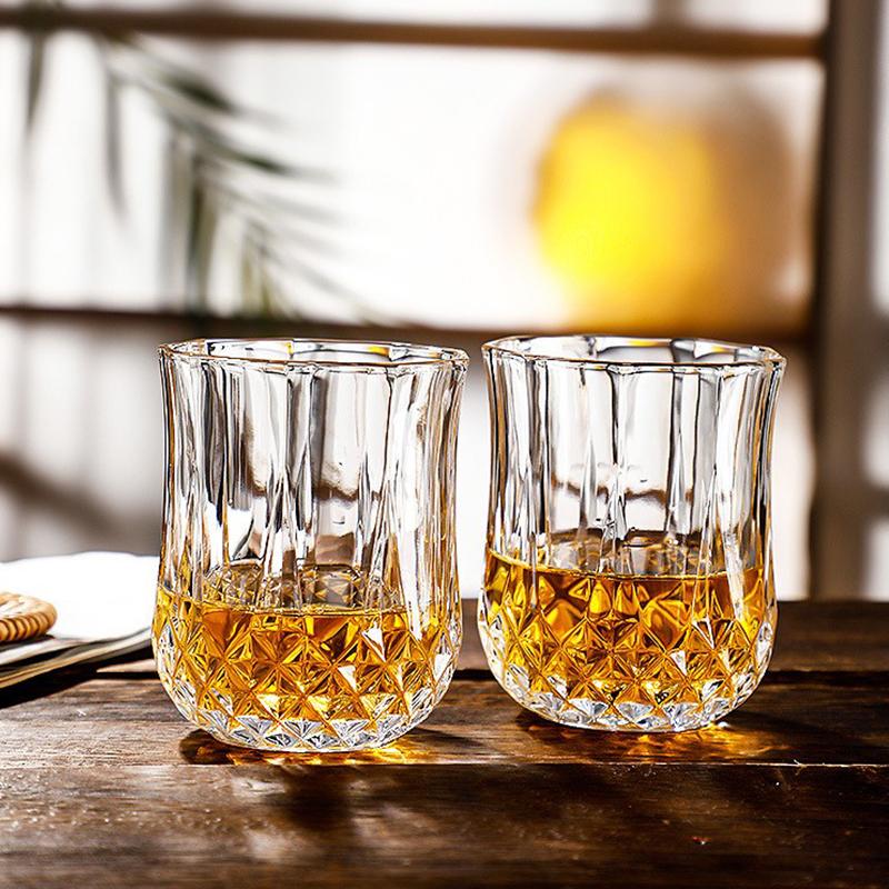 Set of 6 classic whisky drinking glasses