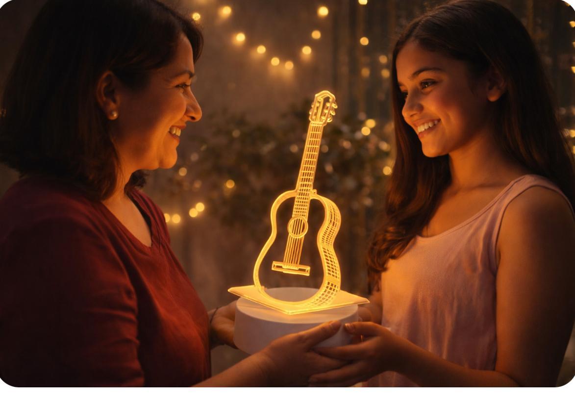 3D Acrylic Visualization Lamp