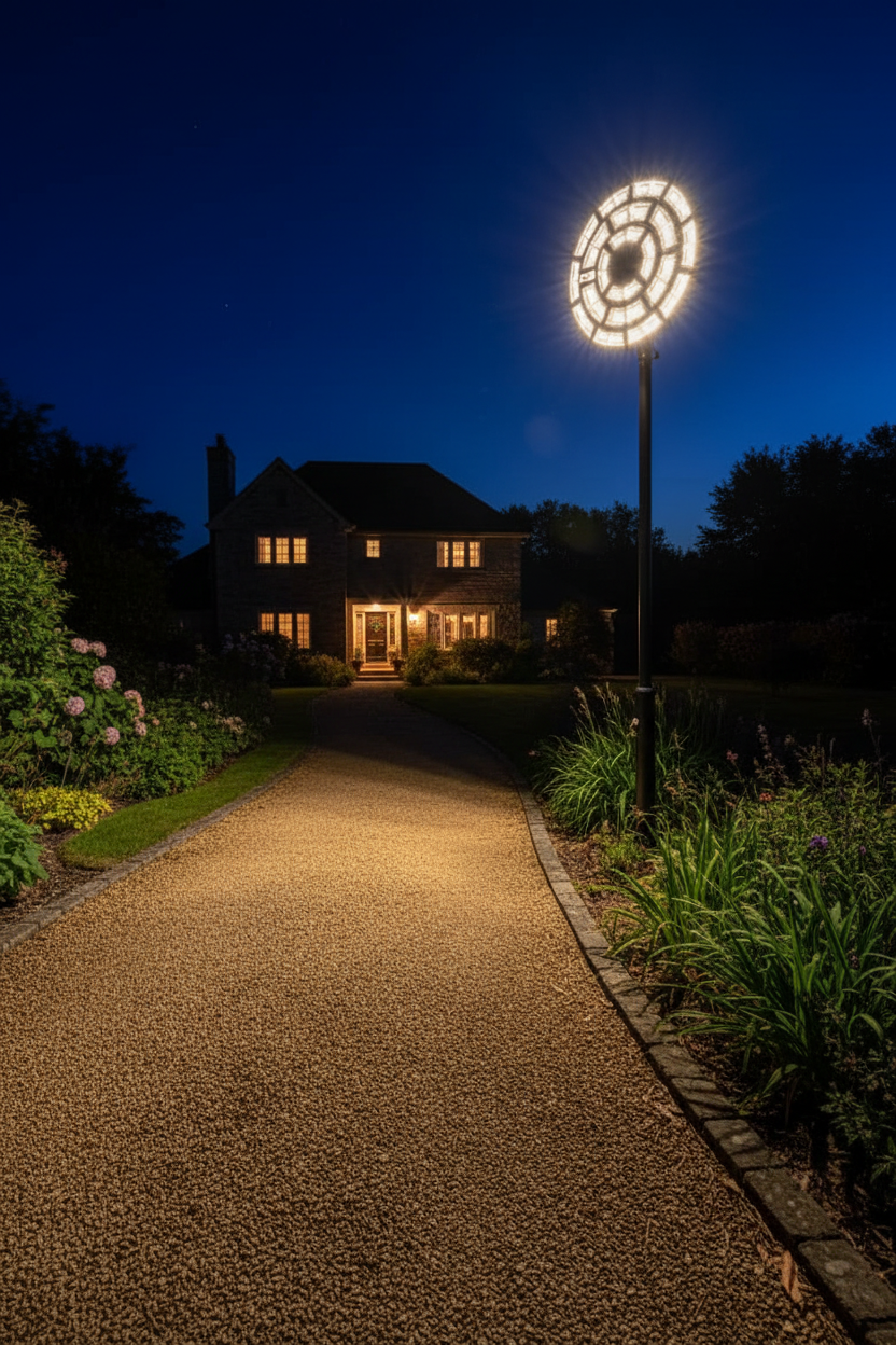 Solar Round Street Light – 5000W