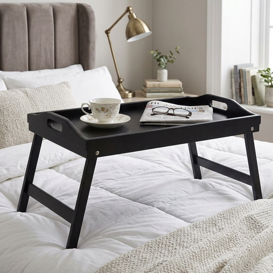 Foldable Bamboo Bed Tray