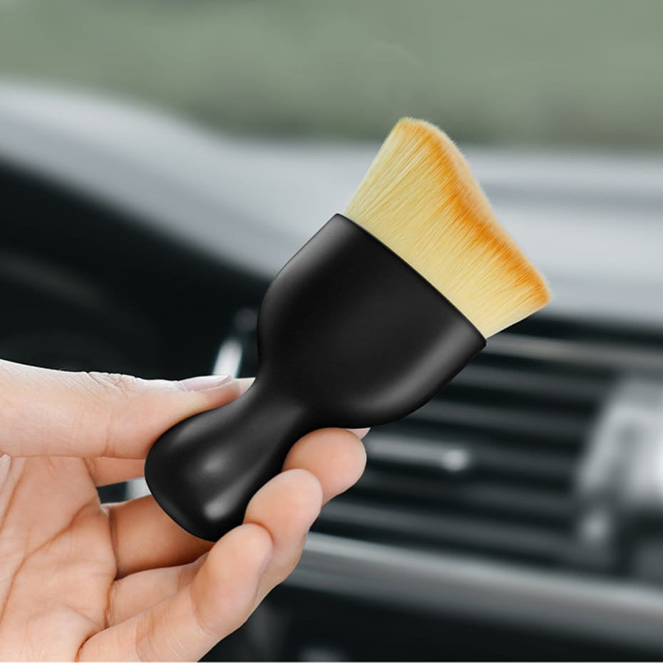 Car Air Vent Cleaning Soft Brush with Protective Casing
