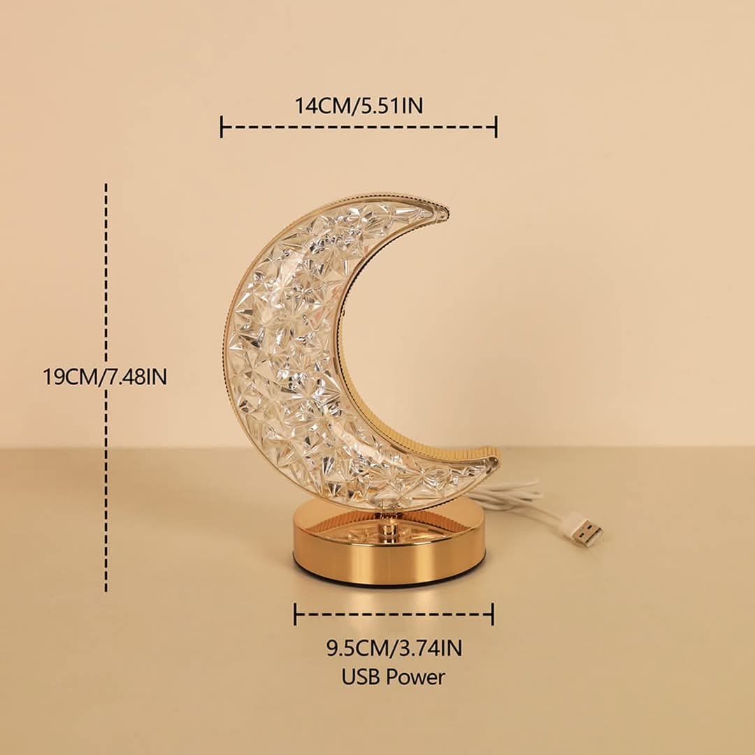 Star moon table lamp