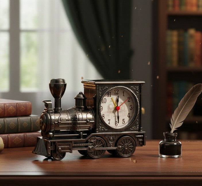 Retro Locomotive Alarm Clock