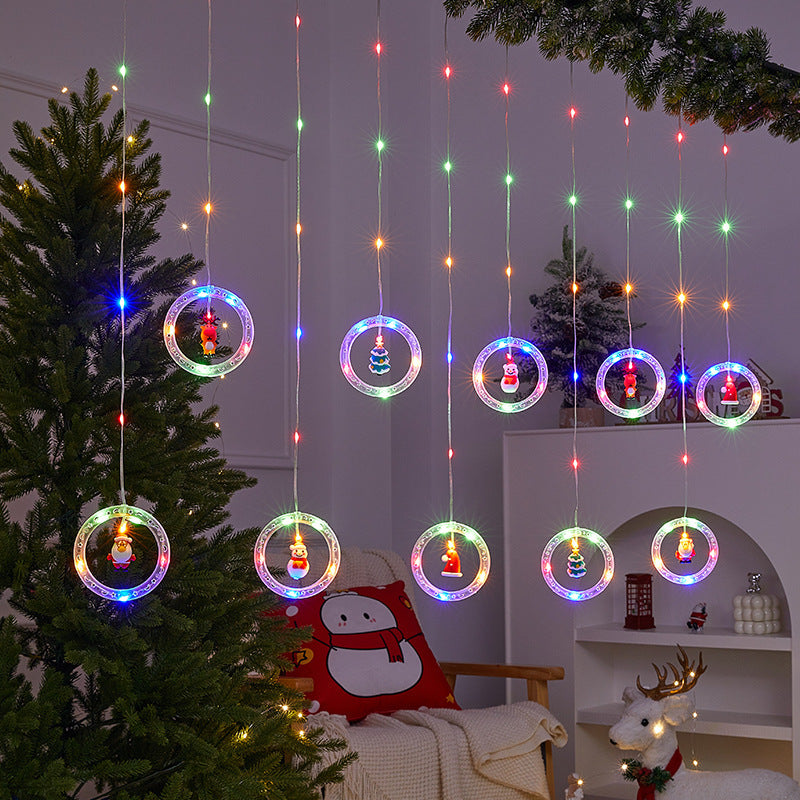 USB Powered LED Decoration Lights – 10 Pendant Set with Remote Control