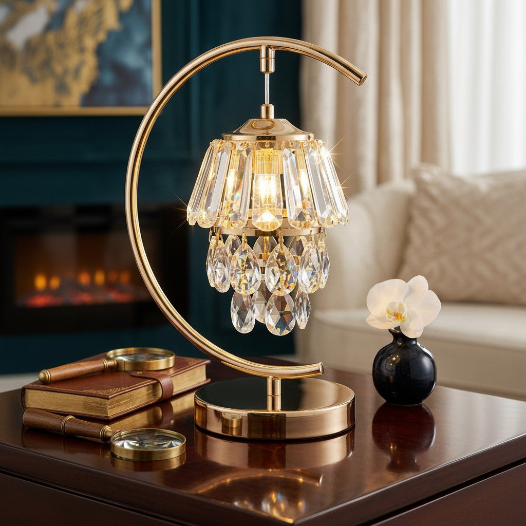 G168 Suspended LED Table Lamp Crystal Lamp