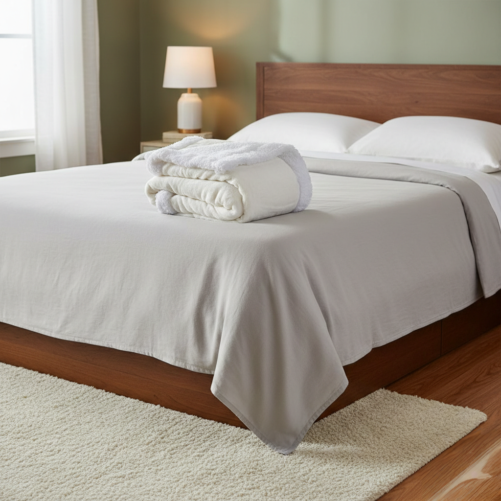 Double Sided Sherpa Blanket – 6x6