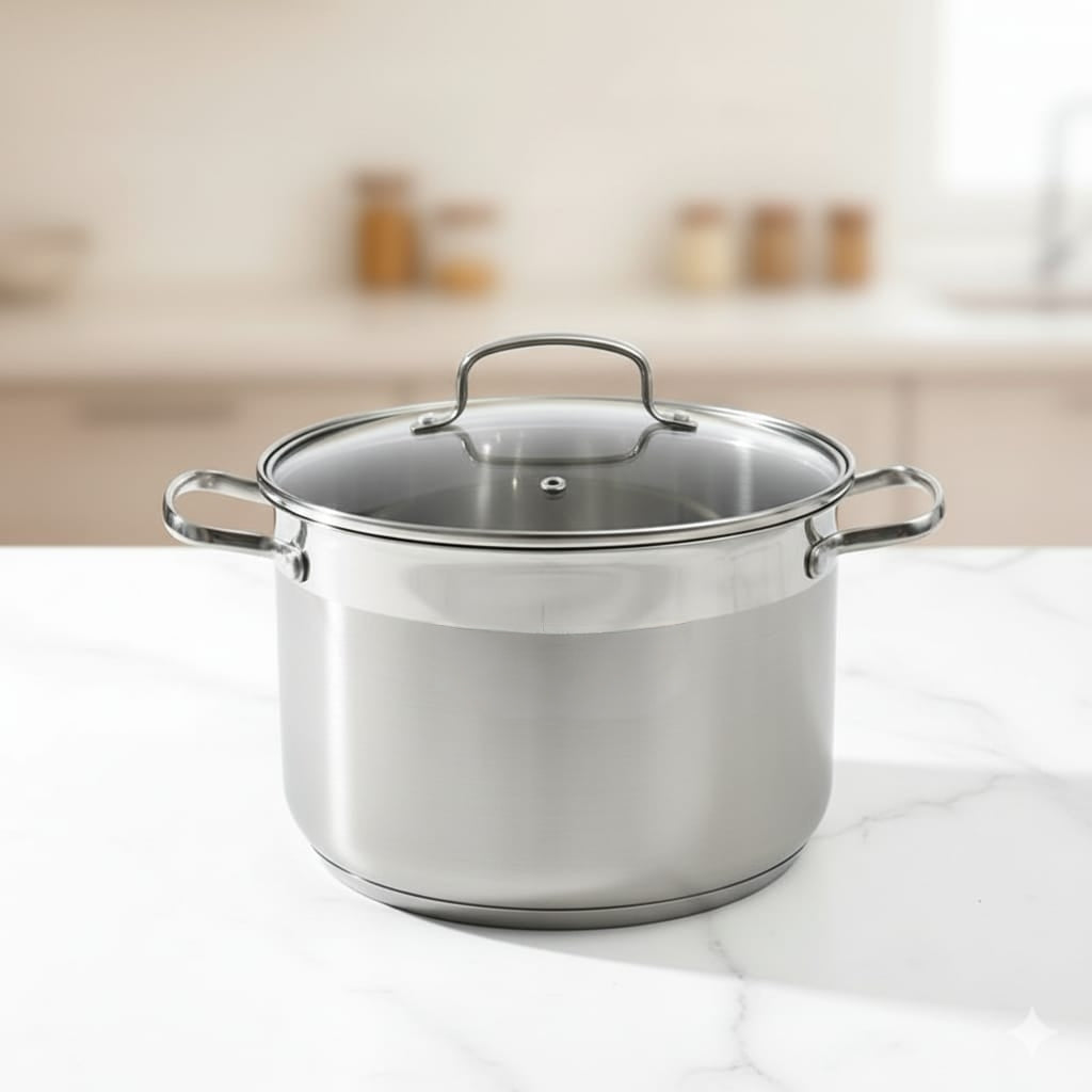 10-Piece Stainless Steel Cookware Set