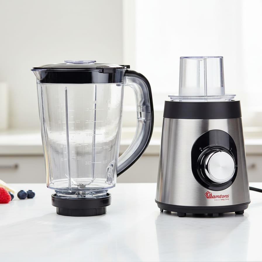 Ramtons 1.5L Blender with Coffee Grinder Mill (2 Speed) – RM/580