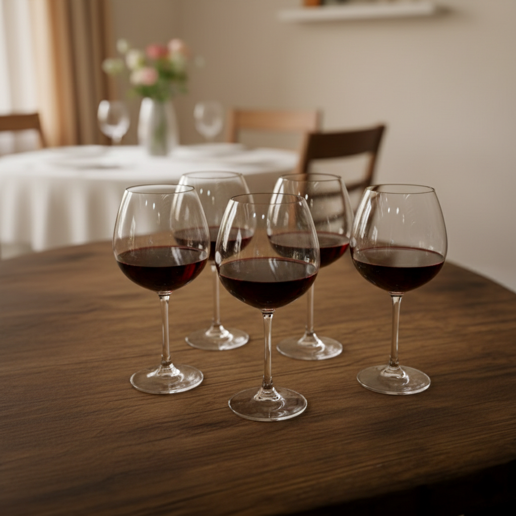 Balloon Wine Glass Set – 6Pcs