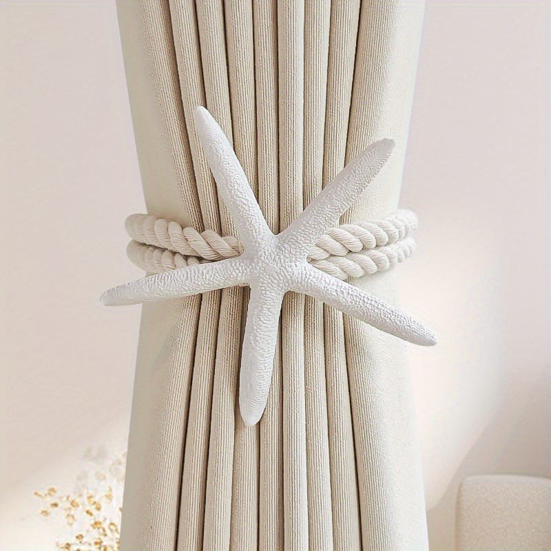 Adjustable Boho Curtain Tiebacks Pair