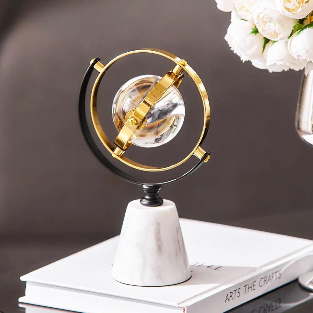 Abstract decorative astro globe ornament for modern home or office décor
