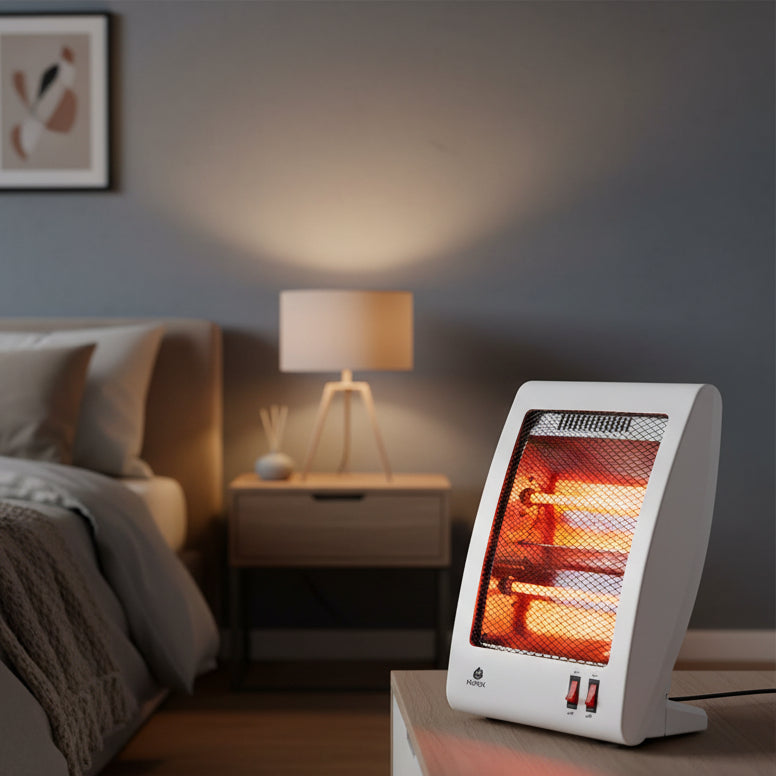 Nunix quartz portable electric room heater for bedroom, office and sitting area warming use. 🔥✨