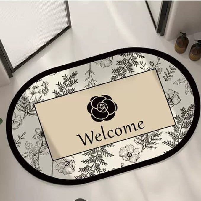 Diatom Absorbent Non Slip Bathroom Floor Mat 40×60cm