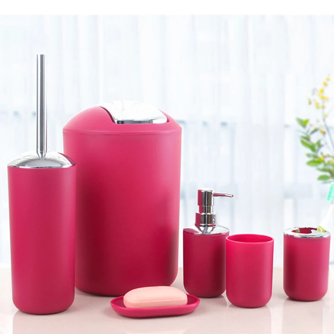 6pcs Bathroom Accessories Set
