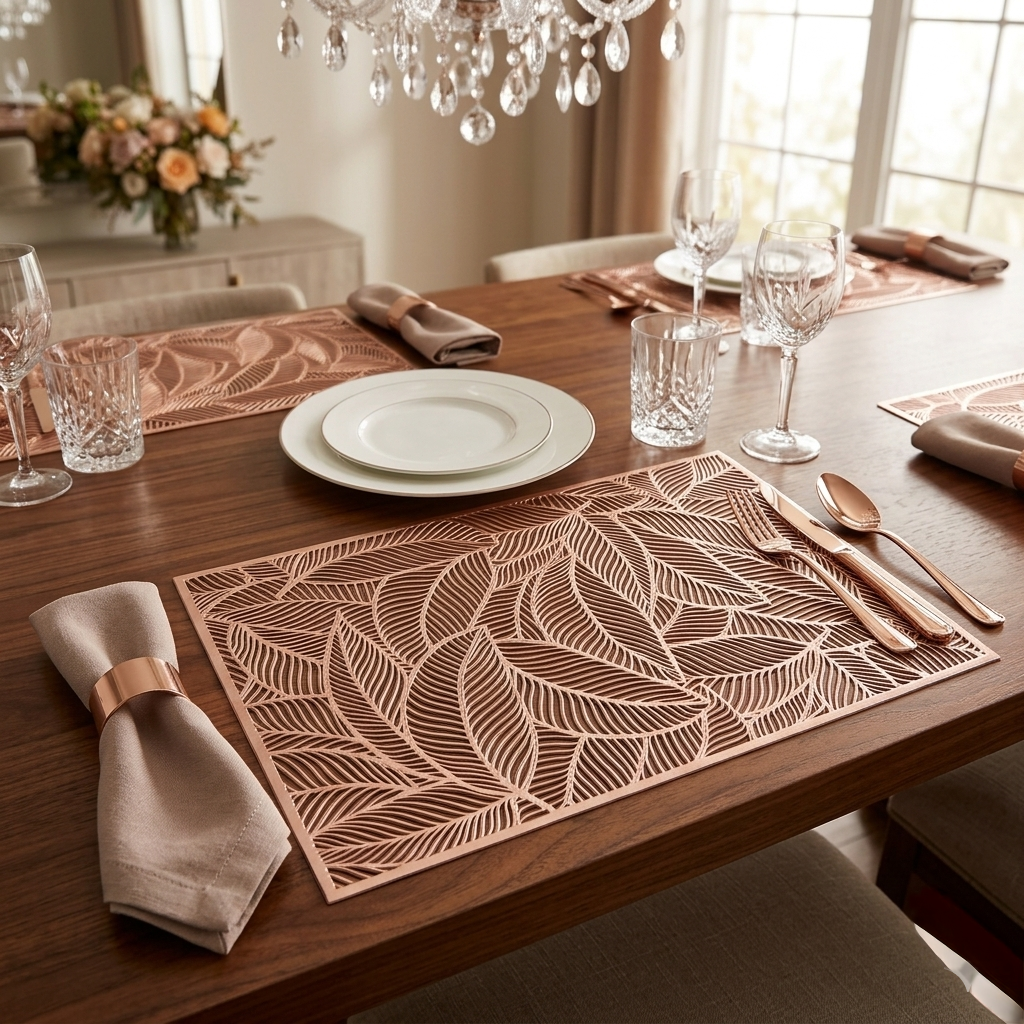 Nordic Rectangle Leaf Table Mats