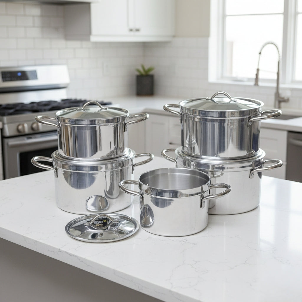Stainless Steel Sufuria Set