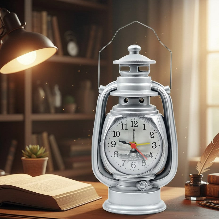 Retro Lamp Alarm Clock