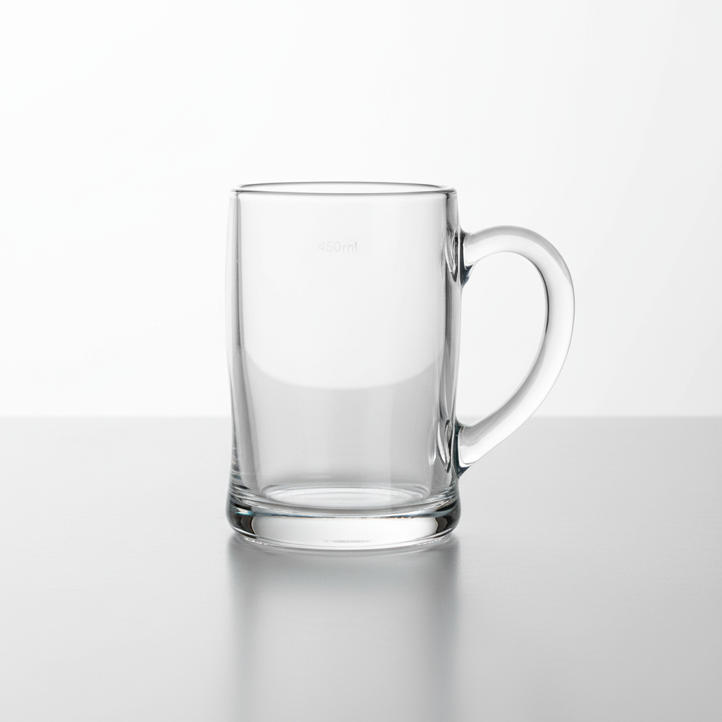 12pcs Luminarc Benidorm Clear 450 ml Glass Beer Mug Set-N1512