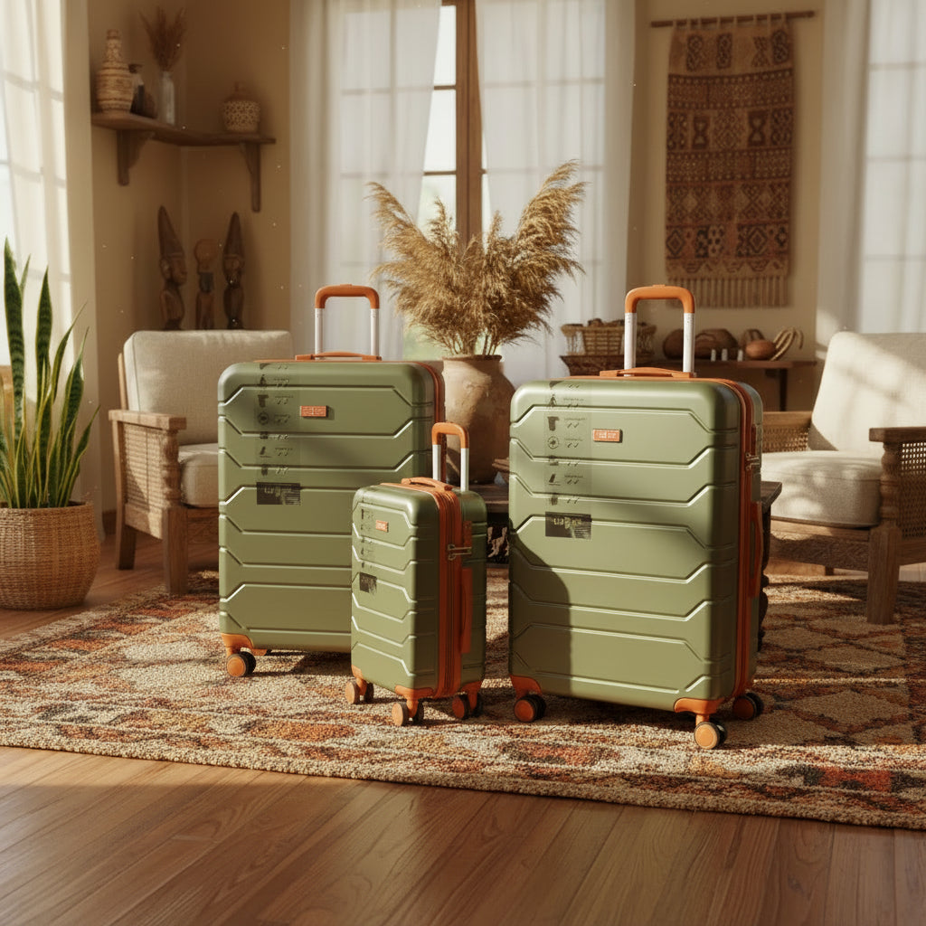 Dawood Lifestyle & Gadgets kes Lujo 1016 3 in 1 Travel Suitcase Set 20 24 28 Inch