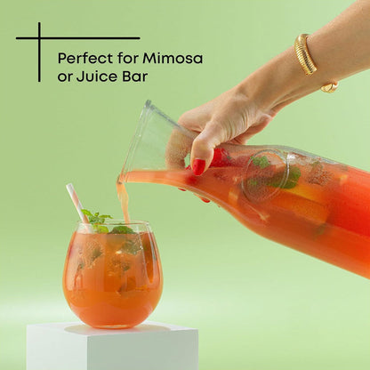 1L Glass Carafe with Plastic  Lid