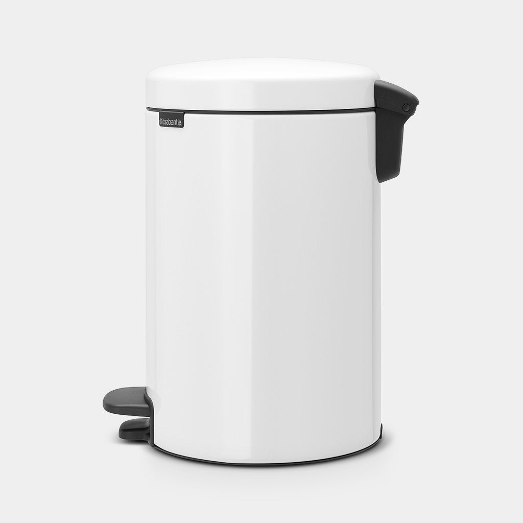 NewIcon Pedal Waste Bin –White